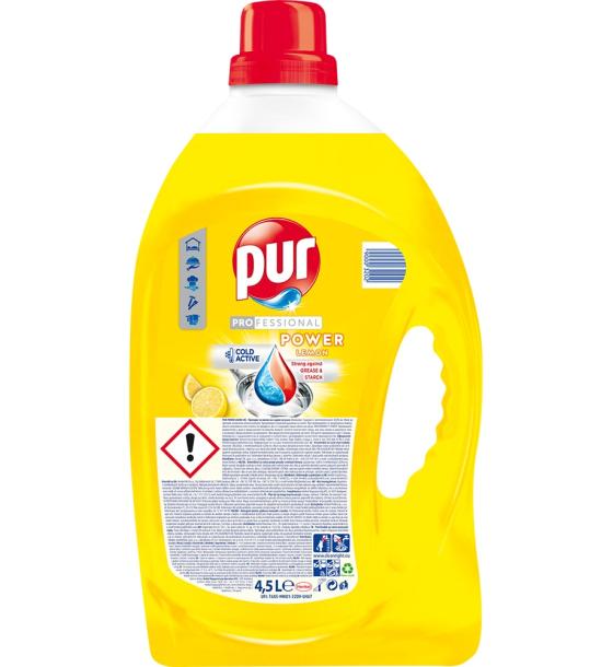 PUR - Detergent profesional pentru vase, 4 litri
